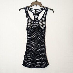 Women's 90 DEGREE BY REFLEX Navy Fish Net Swimsuit Cover Up; Size S